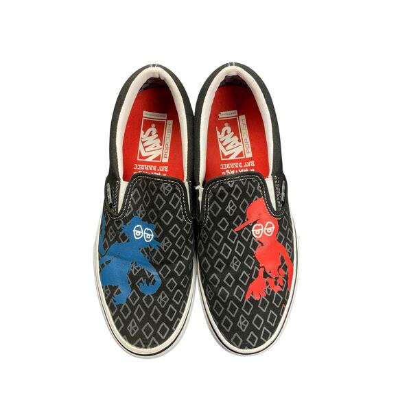 Vans Natas Kaupas Ray Barbee Slip On Pro Black Skate Shoes Mens 8.5 Streetwear main image 8